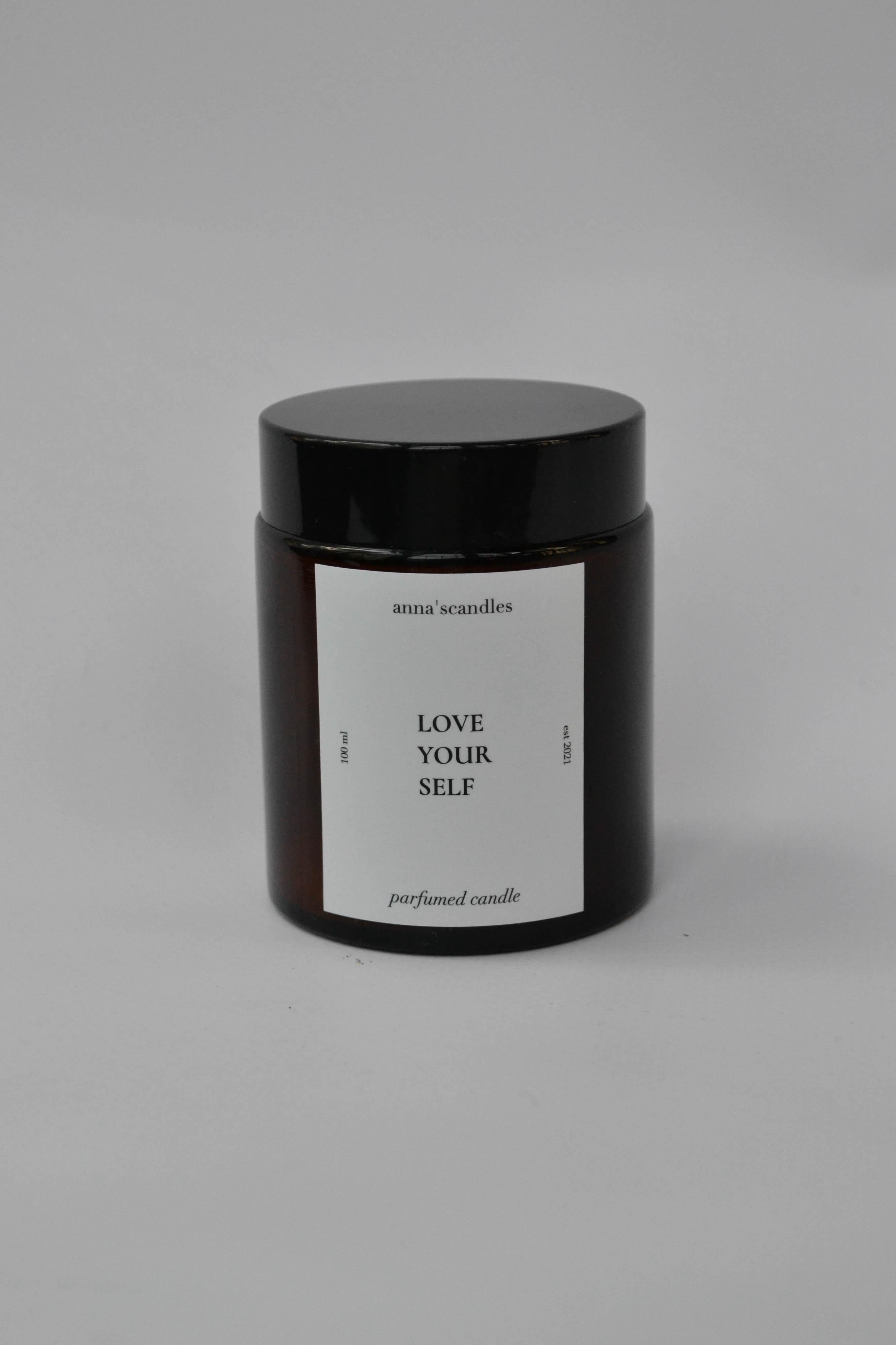 Аромасвічка соєва anna'scandles LOVE YOURSELF у склі 100 мл (19314090)