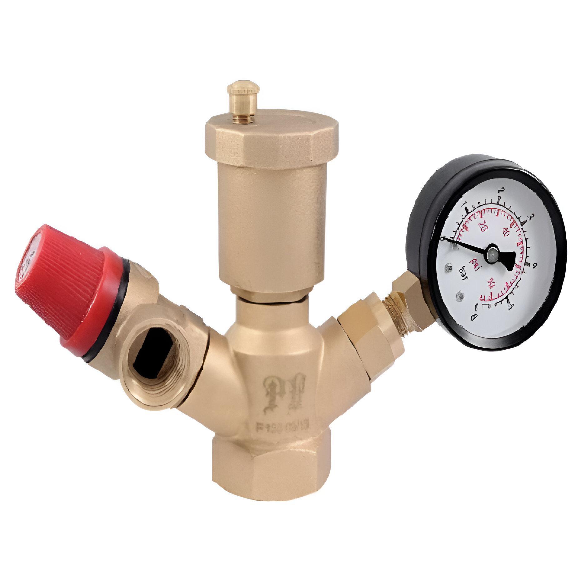 Группа безопасности котла PROFACTOR PF BS 573 1" 3 бар (AKD53449) Группа безопасности котла PROFACTOR PF BS 573 1" 3 бар (AKD53449)