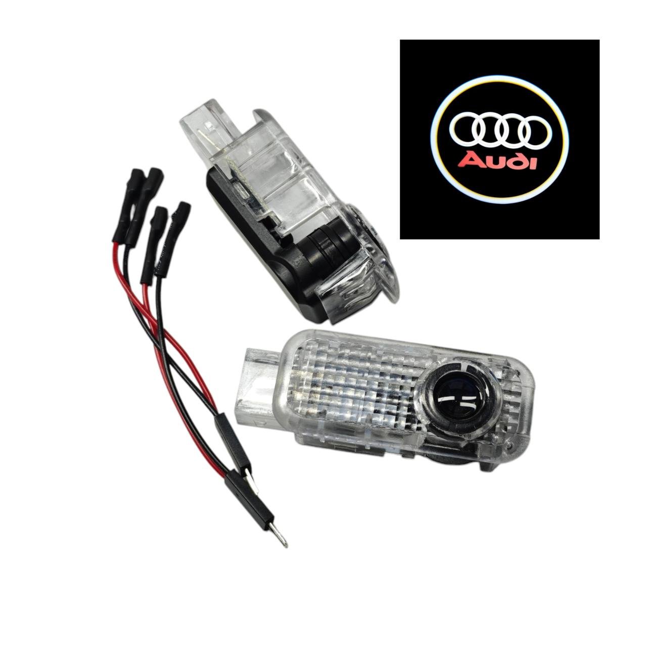 Підсвічування світлодіодне штатне на двері автомобіля з логотипом Audi A8/A7/A5/A6/A4/A1/R8/TT/Q5 (1983848888) - фото 2