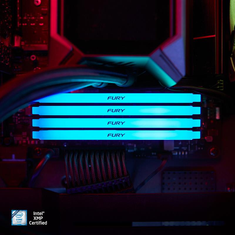 Оперативная память Kingston Fury Beast RGB DDR4 2x8GB/3200 (KF432C16BB2AK2/16) - фото 9
