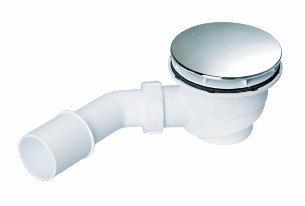 Сифон для піддона McAlpine 90 мм Хром (HC27-CPBN-PB)