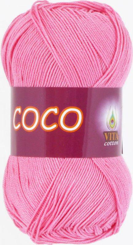 Пряжа Vita Cotton Coco 3854 розовый (3365)