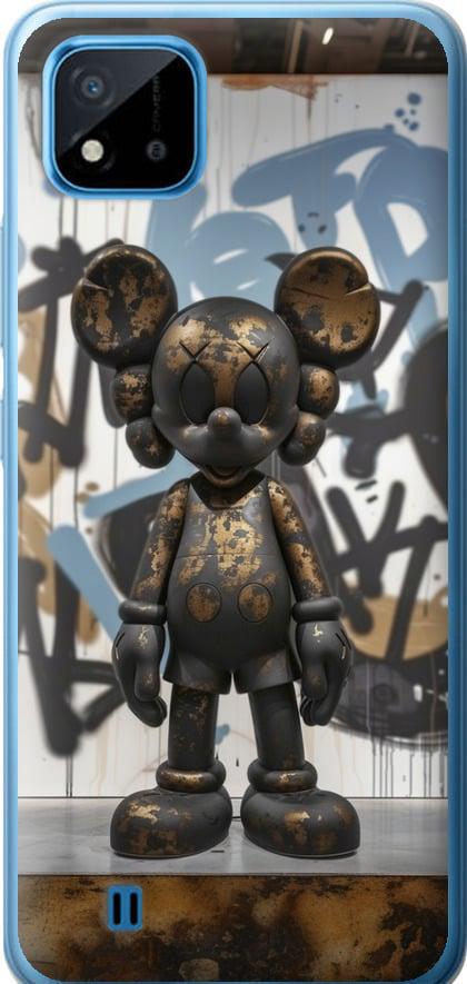 Чехол на Realme C20A Bronze kaws v2 (6098t-2416-42517)
