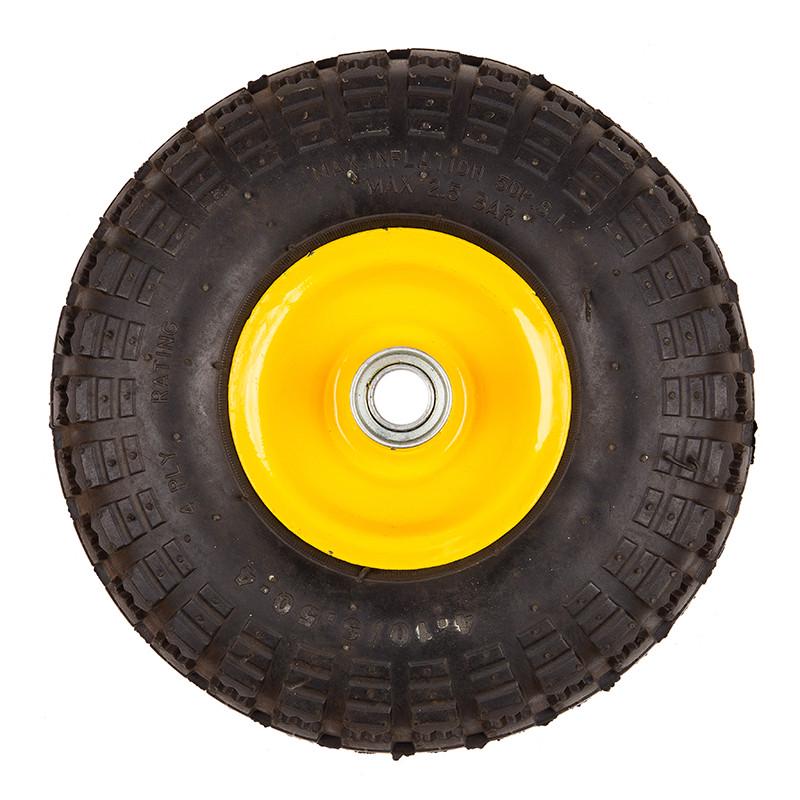 Колесо пневмо 3,5х4 о/d 20 к тачке Budmonster 01-026/01-050 (64187) - фото 2 Колесо пневмо 3,5х4 о/d 20 к тачке Budmonster 01-026/01-050 (64187) - фото 2