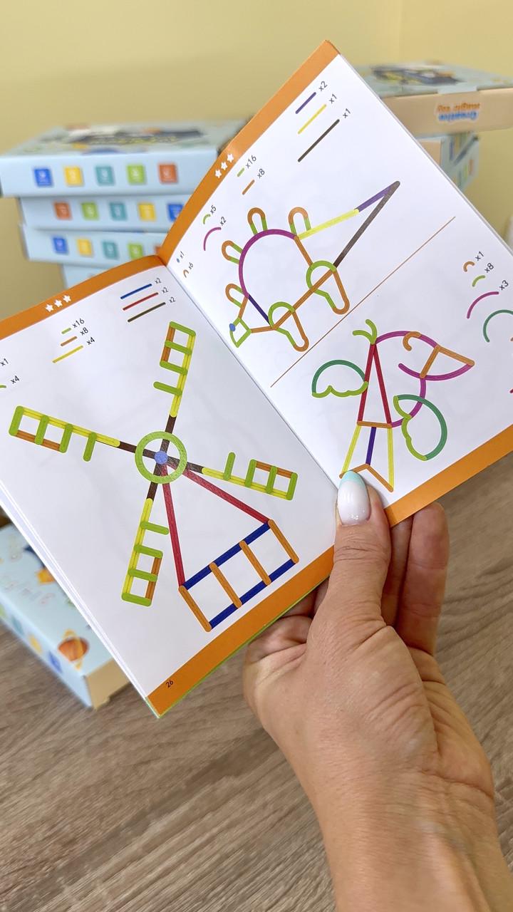 Конструктор Магический креатив гибкий из 81 палочки (57) - фото 10 Конструктор Магический креатив гибкий из 81 палочки (57) - фото 10