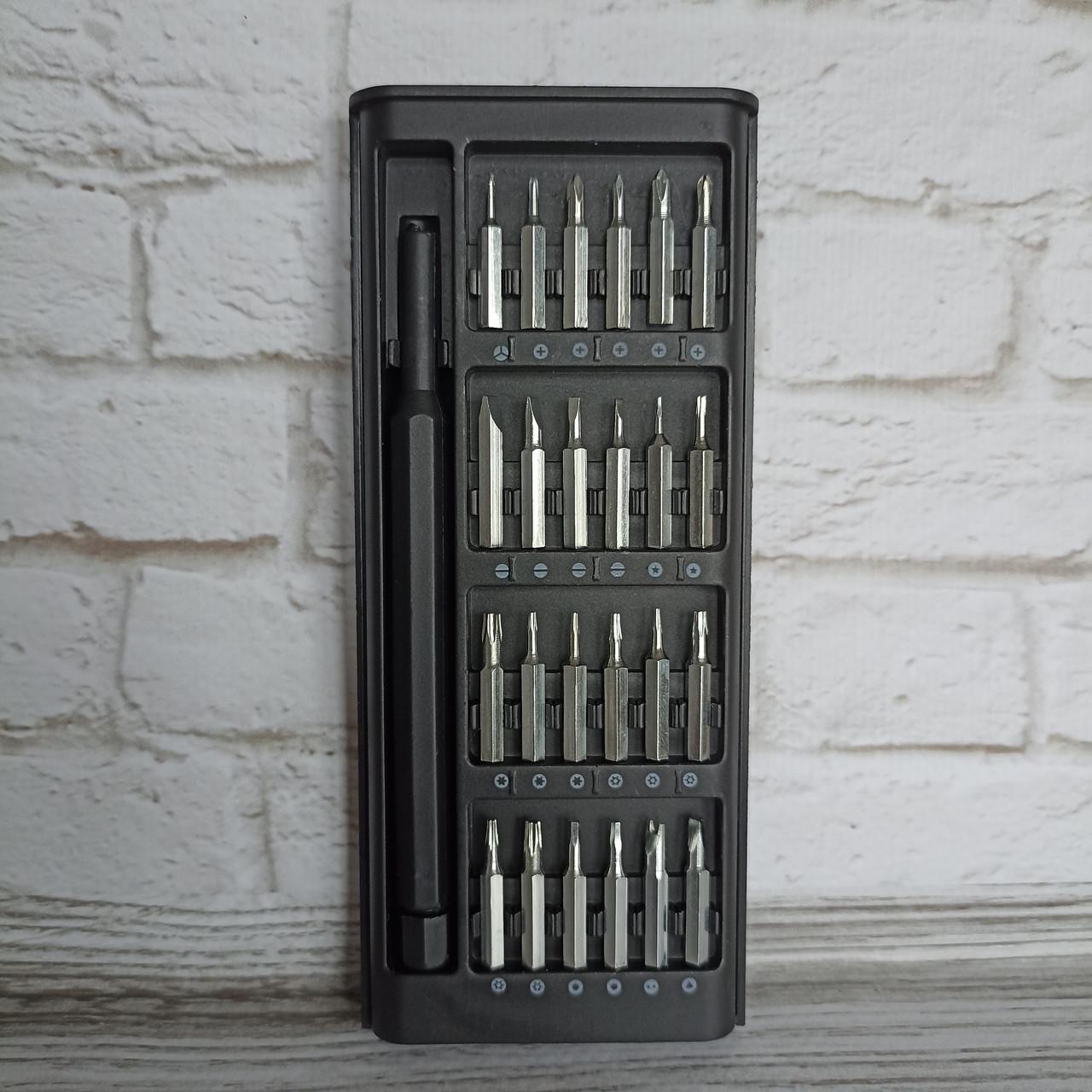 Набор отверток прецизионных магнитных кейсом на 24 бита (28525905) - фото 4 Набор отверток прецизионных магнитных кейсом на 24 бита (28525905) - фото 4
