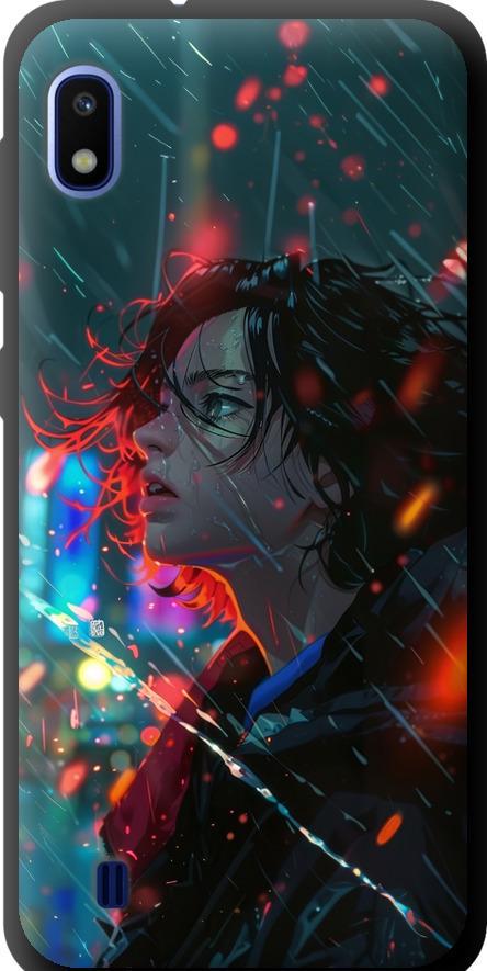 Чехол на Samsung Galaxy A10 2019 A105F Ночные огни (6096b-1671-42517)