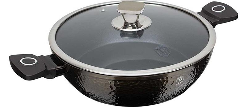 Сотейник з кришкою Berlinger Haus Primal-Gloss 2,3 л Ø 24 см з титановим покриттям (BH-6576)