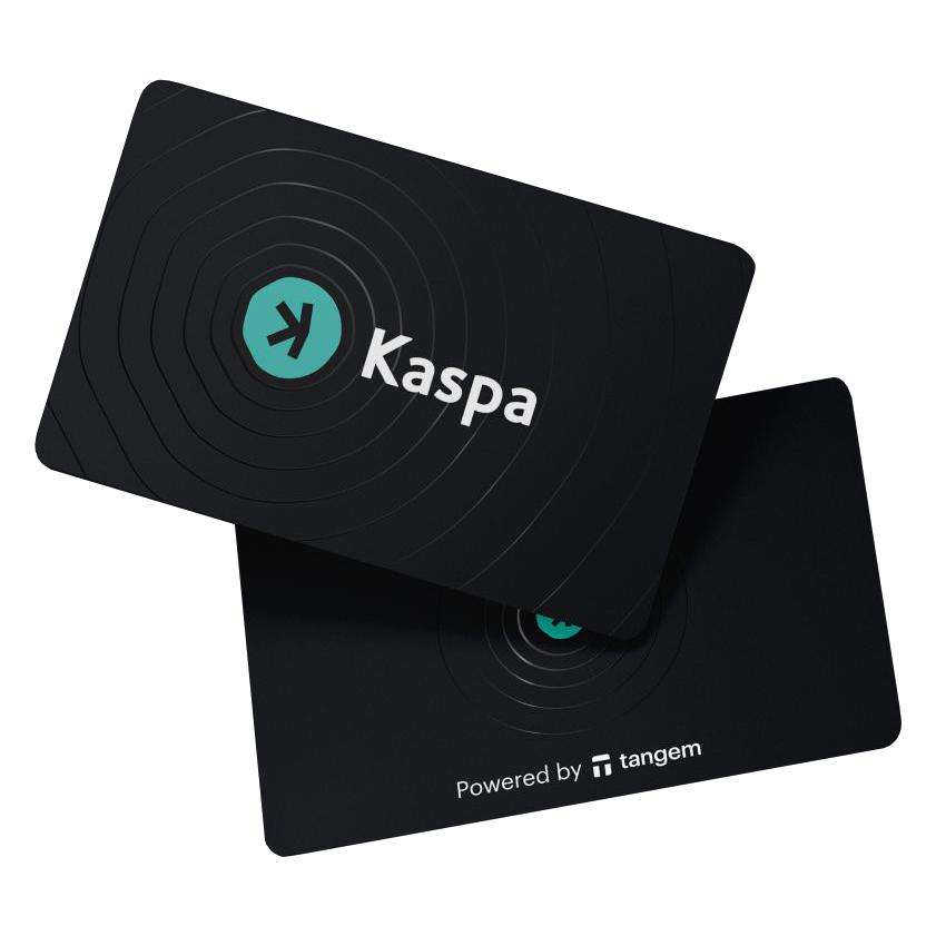 Криптогаманець Tangem Wallet 2.0 Kaspa 3 шт. (TG128X3-K) - фото 3