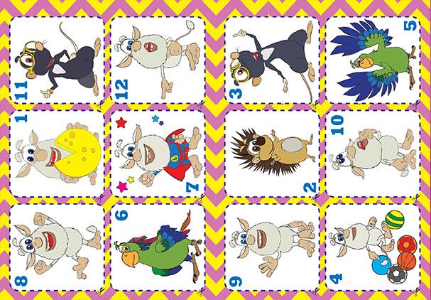 Раскраска Буба с наклейками в виде образца/маска А4 (РБ-274) - фото 3