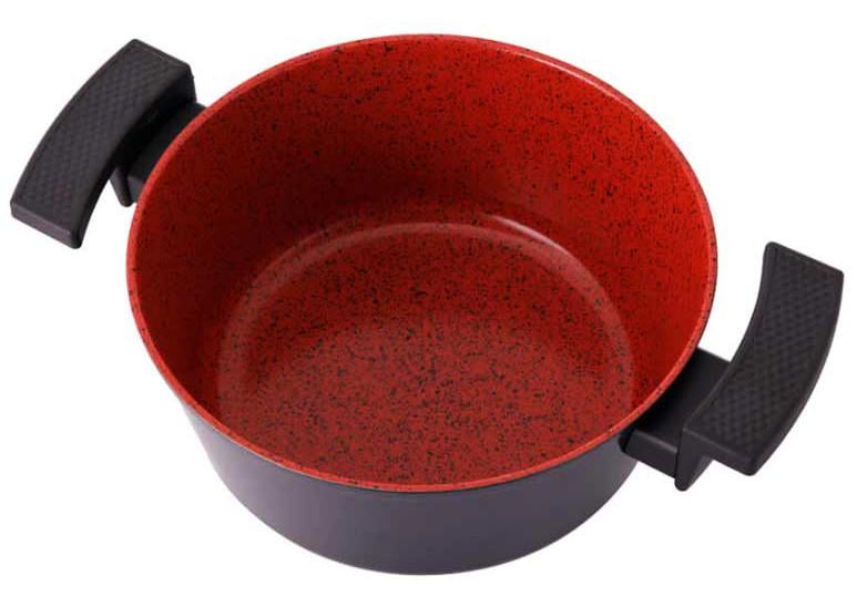 Кастрюля с крышкой Neoflam EC-DC-C24I мраморное покрытие 24 см 4,8 л Черно-красный (1929251714) - фото 5 Кастрюля с крышкой Neoflam EC-DC-C24I мраморное покрытие 24 см 4,8 л Черно-красный (1929251714) - фото 5