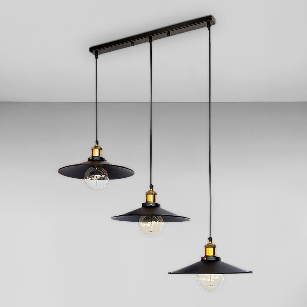 ᐉ Люстра подвесная Лофт Light House LS-18672-3 BK 500 Черный/Бронзовый ...