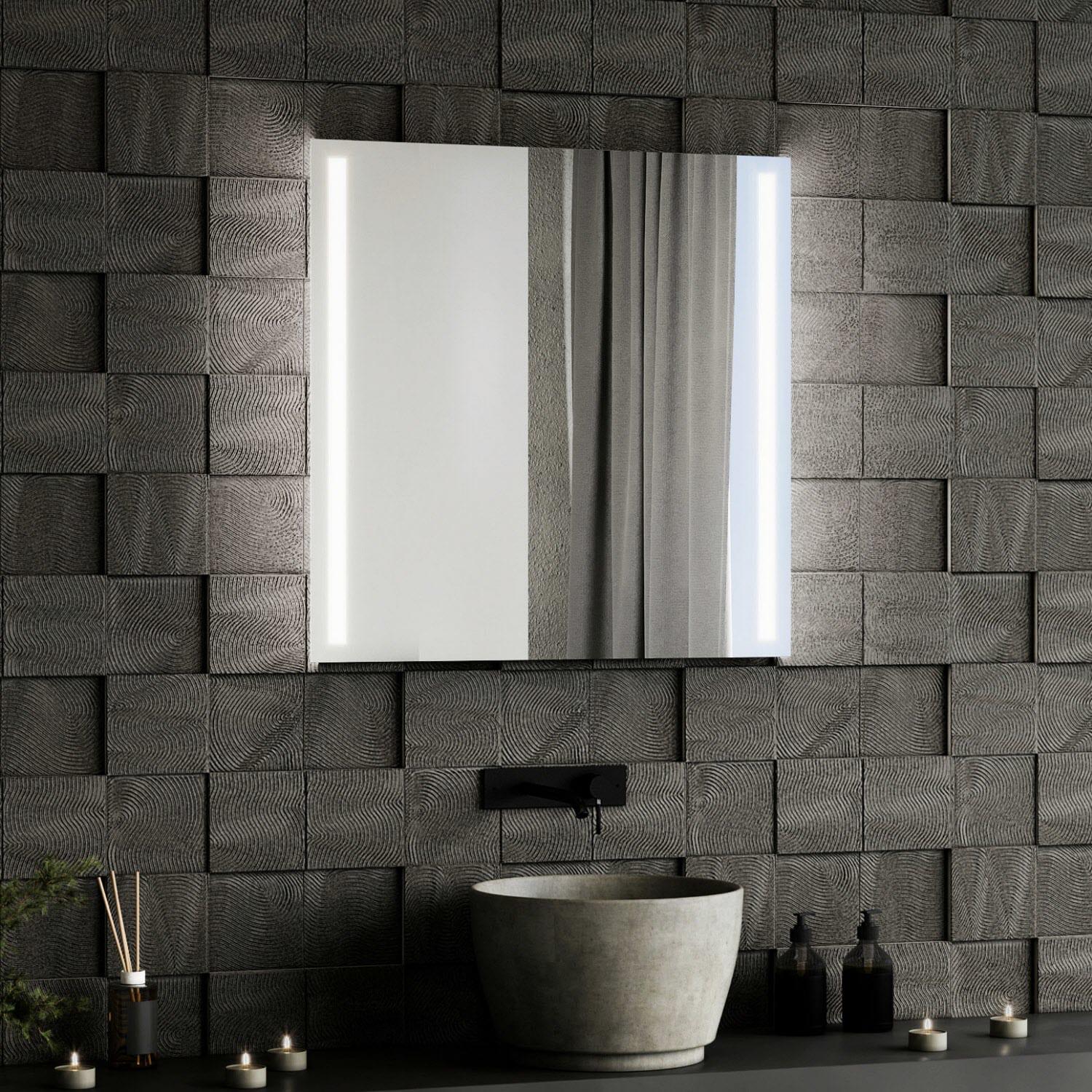 Зеркало Dim Dzerkal GAVE с LED-подсветкой 50х70 см (6237)