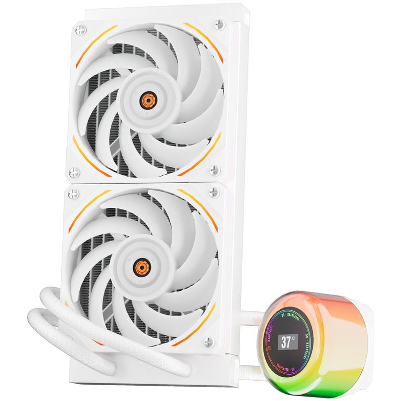 Система водяного охлаждения 1stPlayer CC-240 с ARGB-подсветкой White (CC-240-WH)
