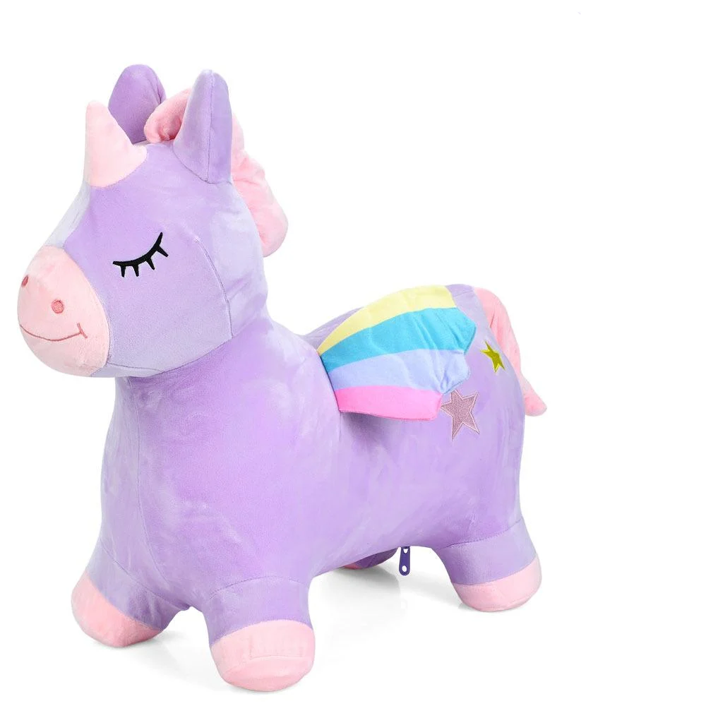 Прыгуны-животные единорог ПВХ плюш/застежка HOME MS 4487 (6903317744701) Прыгуны-животные единорог ПВХ плюш/застежка HOME MS 4487 (6903317744701)