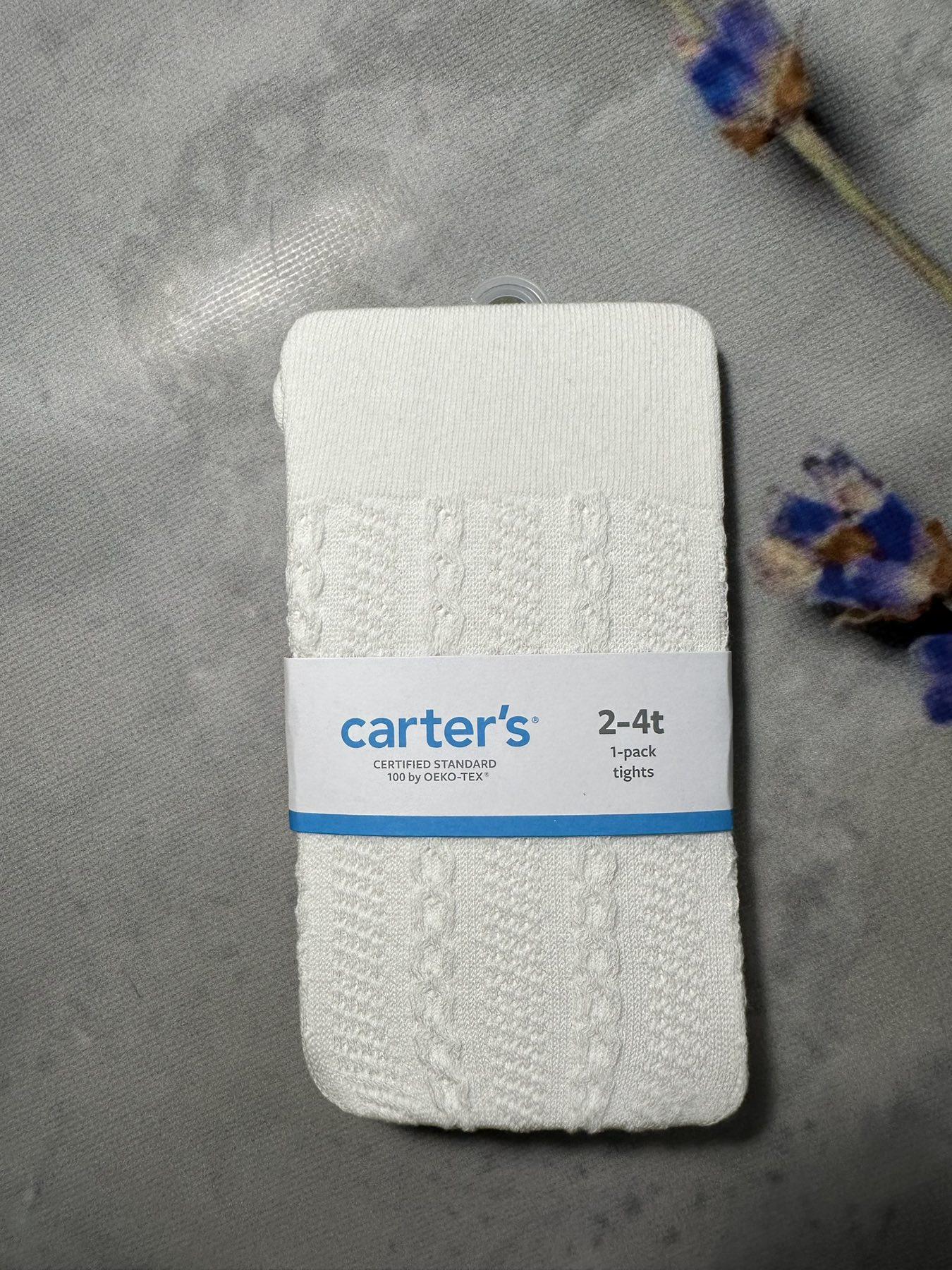 Колготки Carter's 2/4 года Белый (001300188)