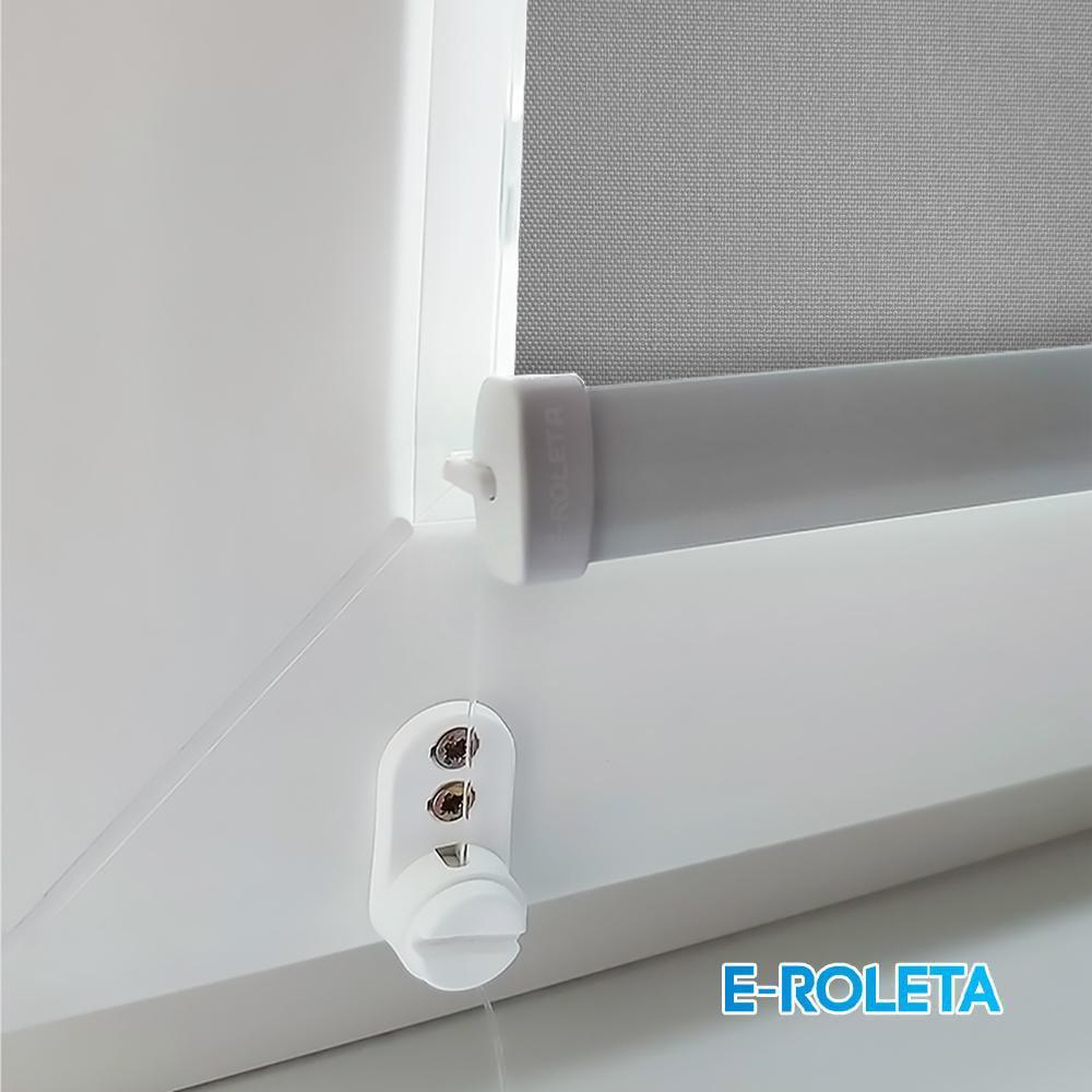 Ролета тканинна блекаут E-ROLETA ВО 54 Сільвер з фіксацією під нахил 30х165 см Сірий (ВО-S-54-30-165) - фото 6 Ролета тканинна блекаут E-ROLETA ВО 54 Сільвер з фіксацією під нахил 30х165 см Сірий (ВО-S-54-30-165) - фото 6