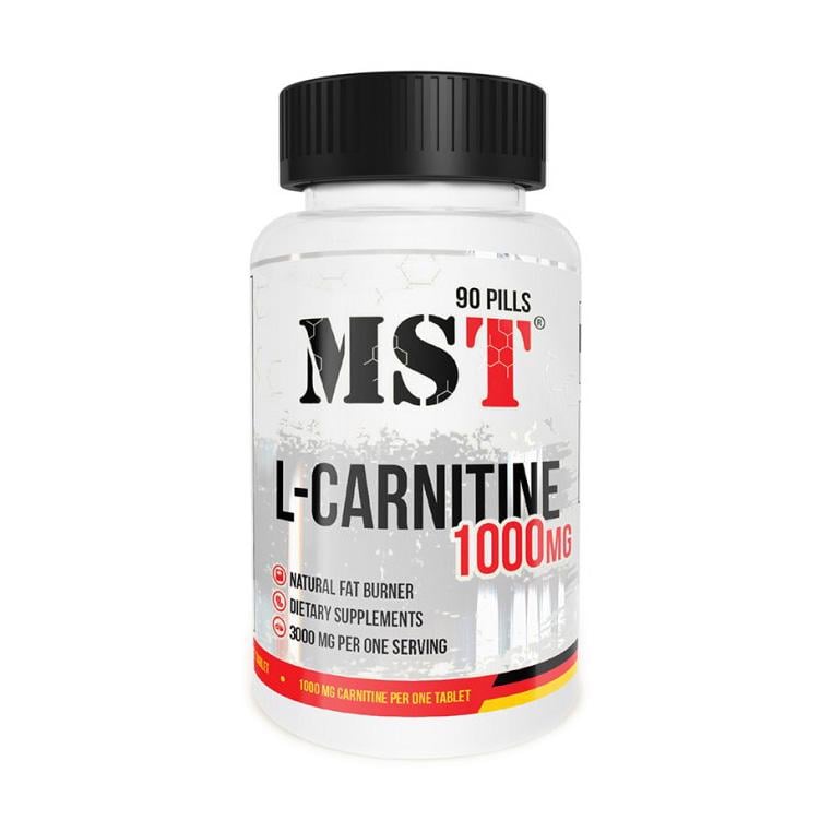 Жиросжигатель L-карнитин MST L-Carnitine 1000 90 табл.