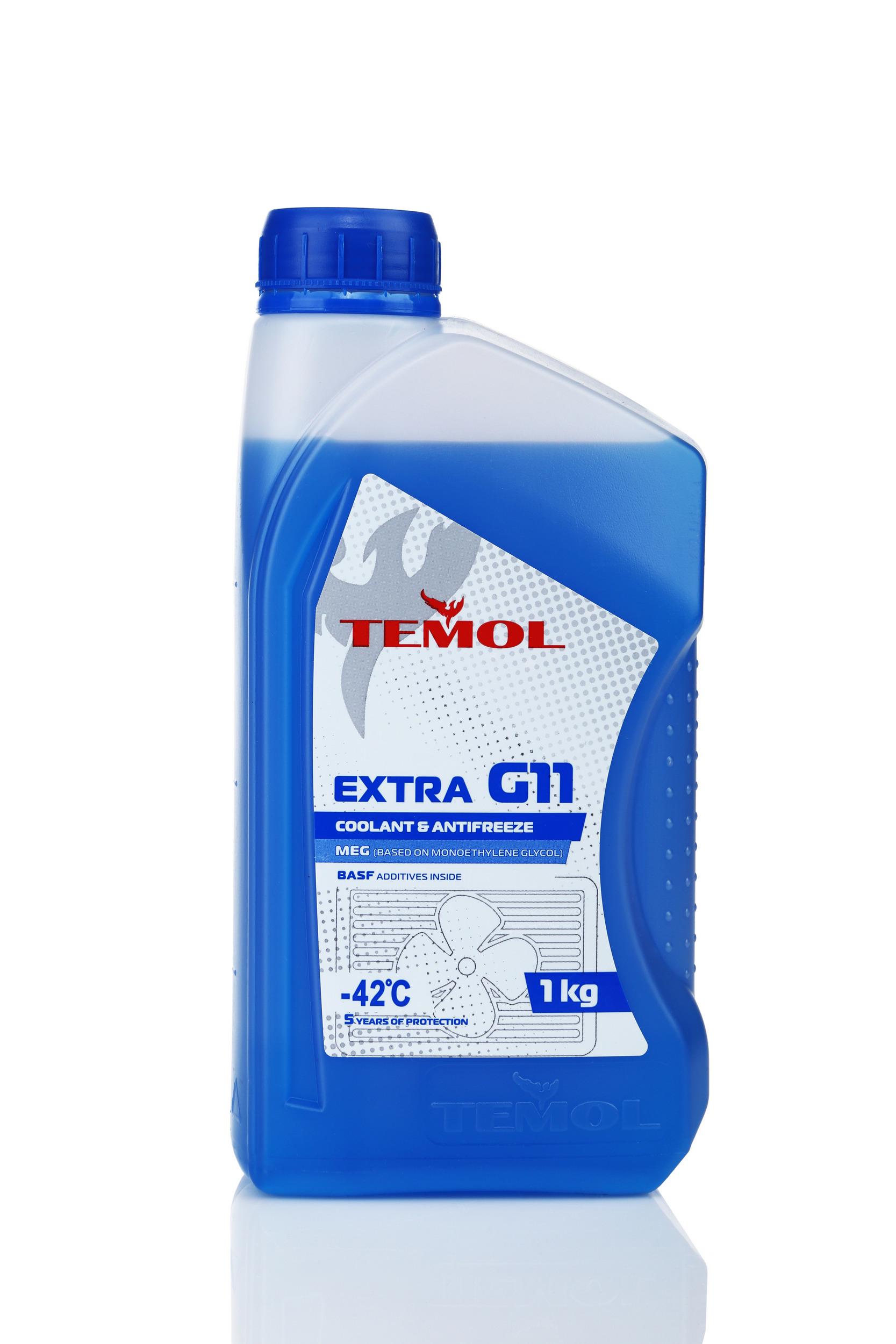 Антифриз TEMOL EXTRA G11 1 л Blue (T-EG11B-1L)