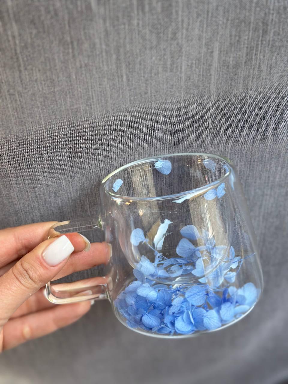 Набір чашок Vittora з подвійним дном 200 мл 2 шт. Квіткова блакить (VT-5311-200) - фото 4 Набір чашок Vittora з подвійним дном 200 мл 2 шт. Квіткова блакить (VT-5311-200) - фото 4