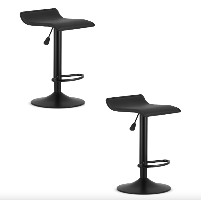 Барный стул Leobert Fort экокожа 2 шт. черный (4635)