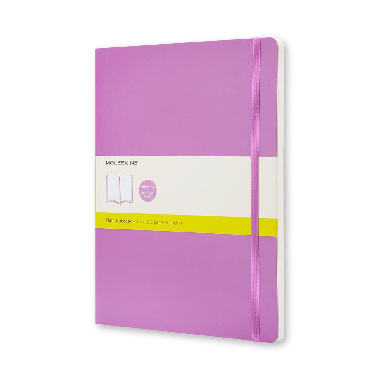 Блокнот Moleskine Classic большой 192 страницы нелинованный мягкая обложка 19х25 см Розовый