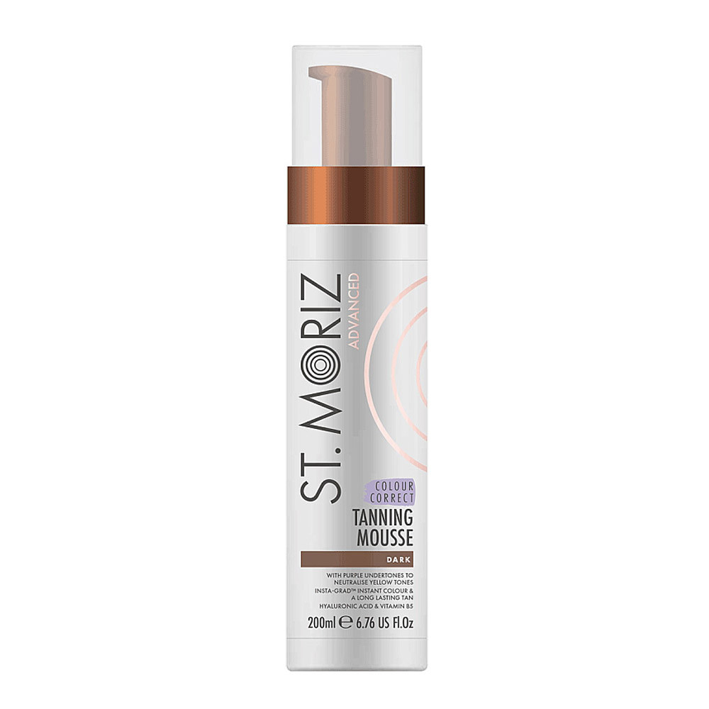 Автобронзат-мусc для темной кожи St Moriz Advanced Colour Correcting Mousse Dark 200 мл (1801788761)