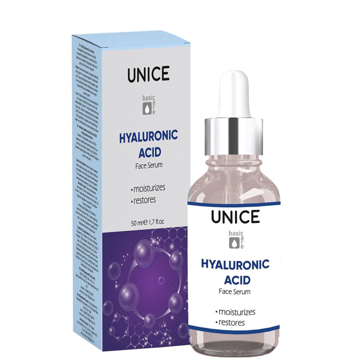 Сыворотка активная для лица UNICE с гиалуроновой кислотой 50 мл (01802) Сыворотка активная для лица UNICE с гиалуроновой кислотой 50 мл (01802)