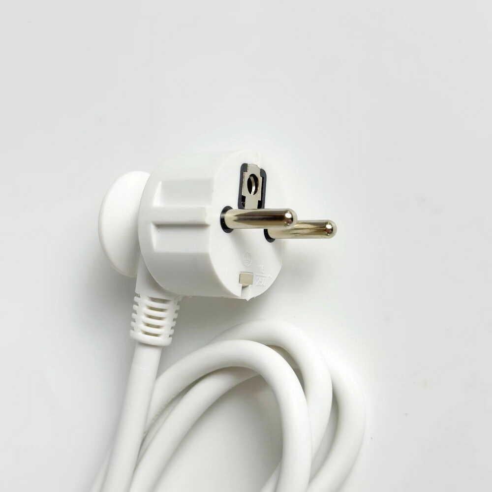 Подовжувач тримісний АСКО-УКРЕМ Ornat побутовий з з/к USB Type-C 3 м Білий (ECO019001002) - фото 12