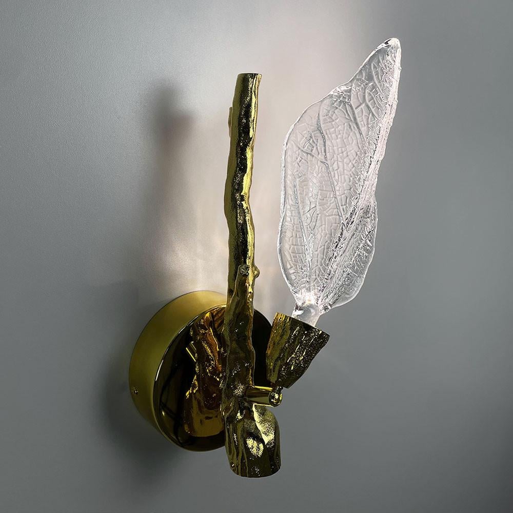 Бра с имитацией ветки дерева 23х34 см Золотой (WDS 1-130*349)