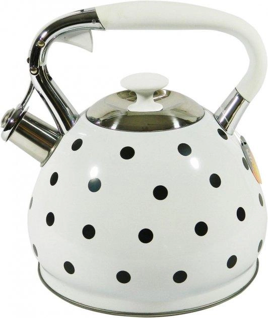 Чайник Edenberg EB-1908 із нержавіючої сталі змінює колір під час нагрівання 3 л Білий (57-46-EB-1908)