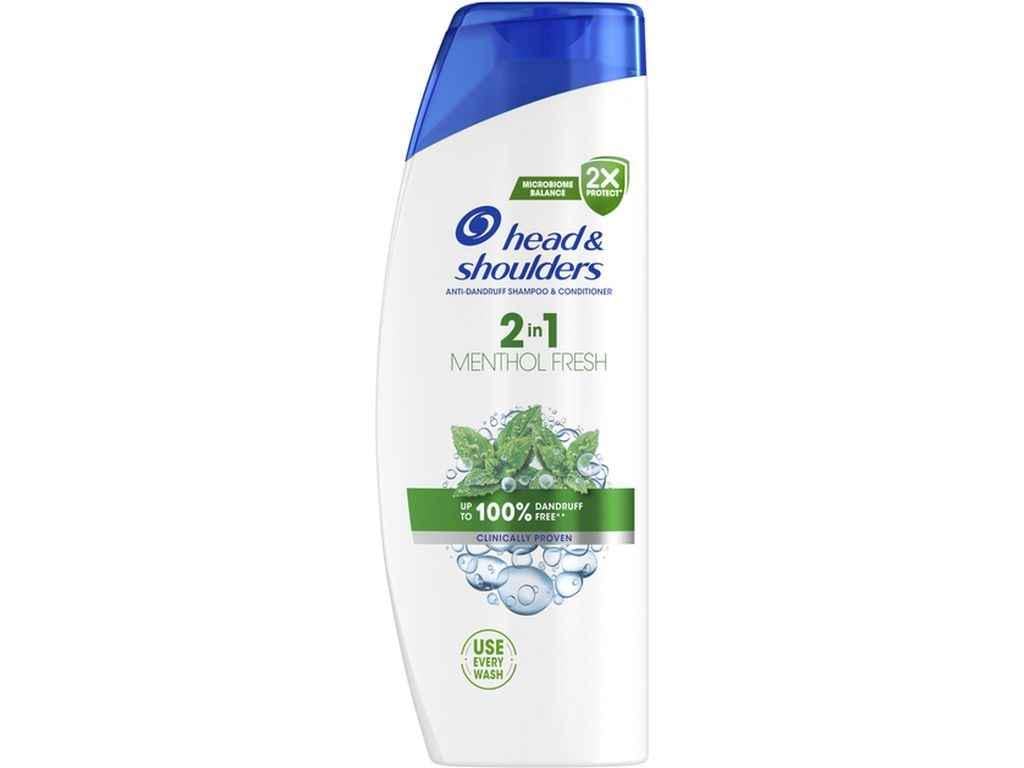 Шампунь-бальзам Head & Shoulders 625 мл проти лупи та бальзам-ополіскувач 2в1 Свіжість ментолу (1106560)