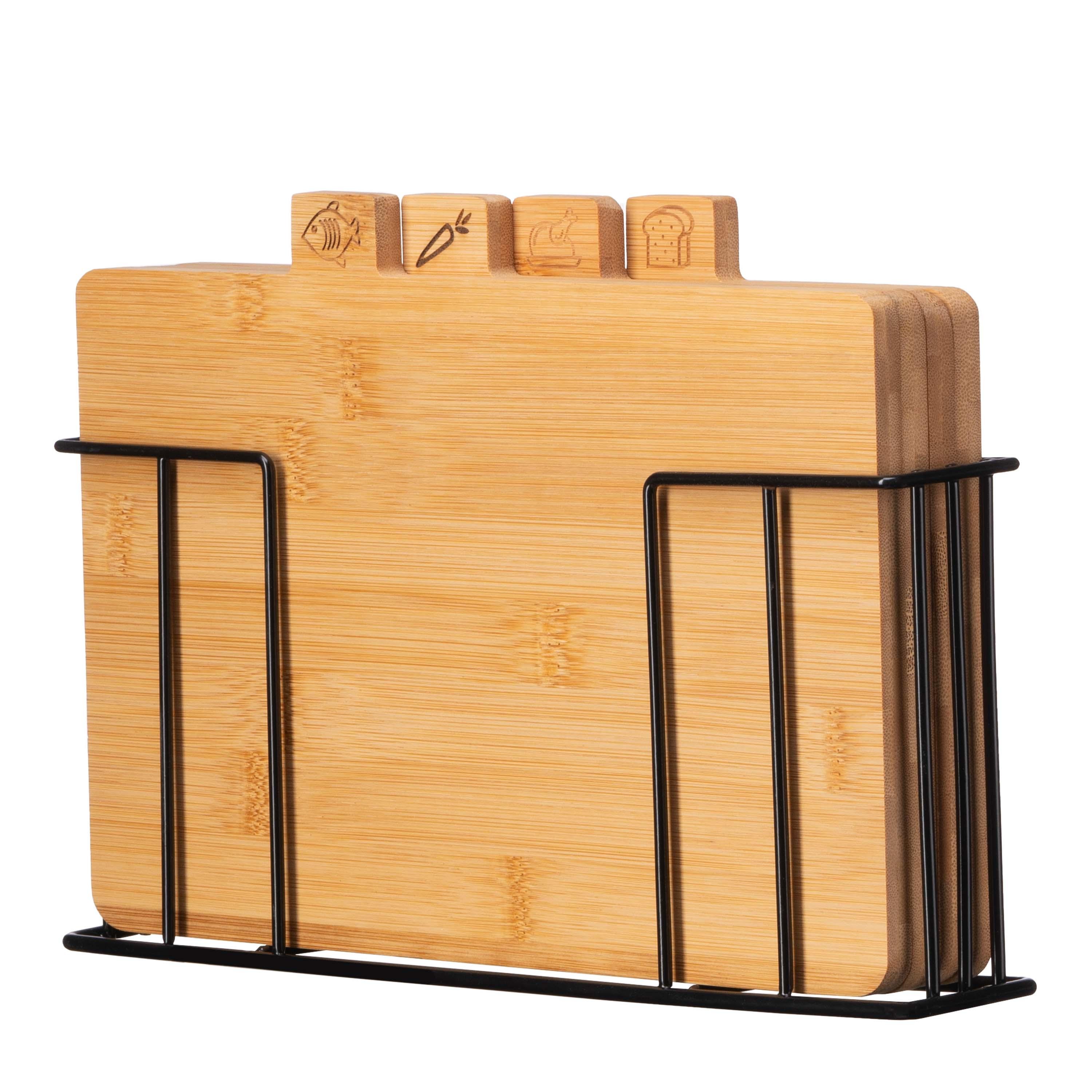 Набір кухонних дощок на підставці Ardesto Midori 4 шт. (AR1430BA)