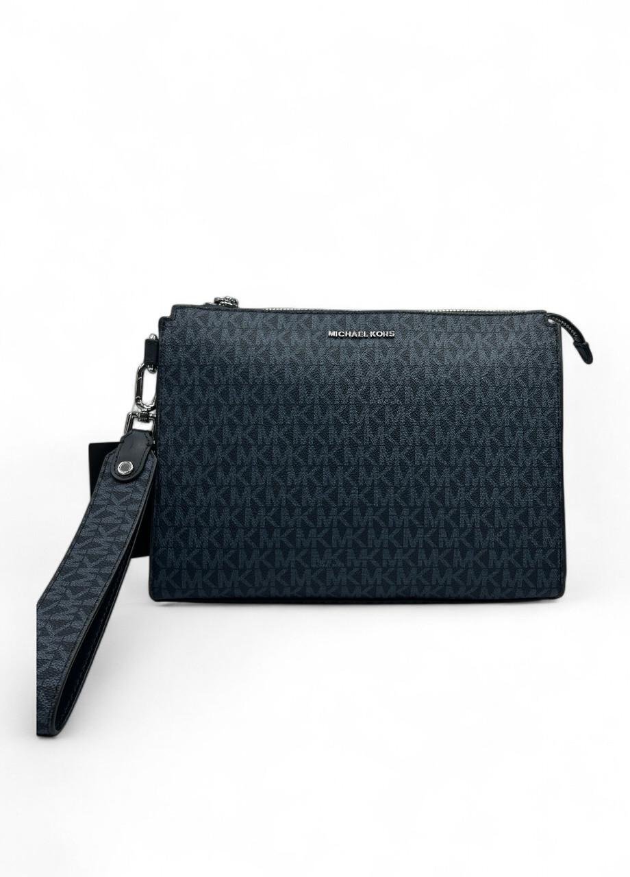 Мужская сумка Michael Kors Hudson 39F2LHDU6B Adml/Pl Blue LG Pouch Темно-синий (2745672858)