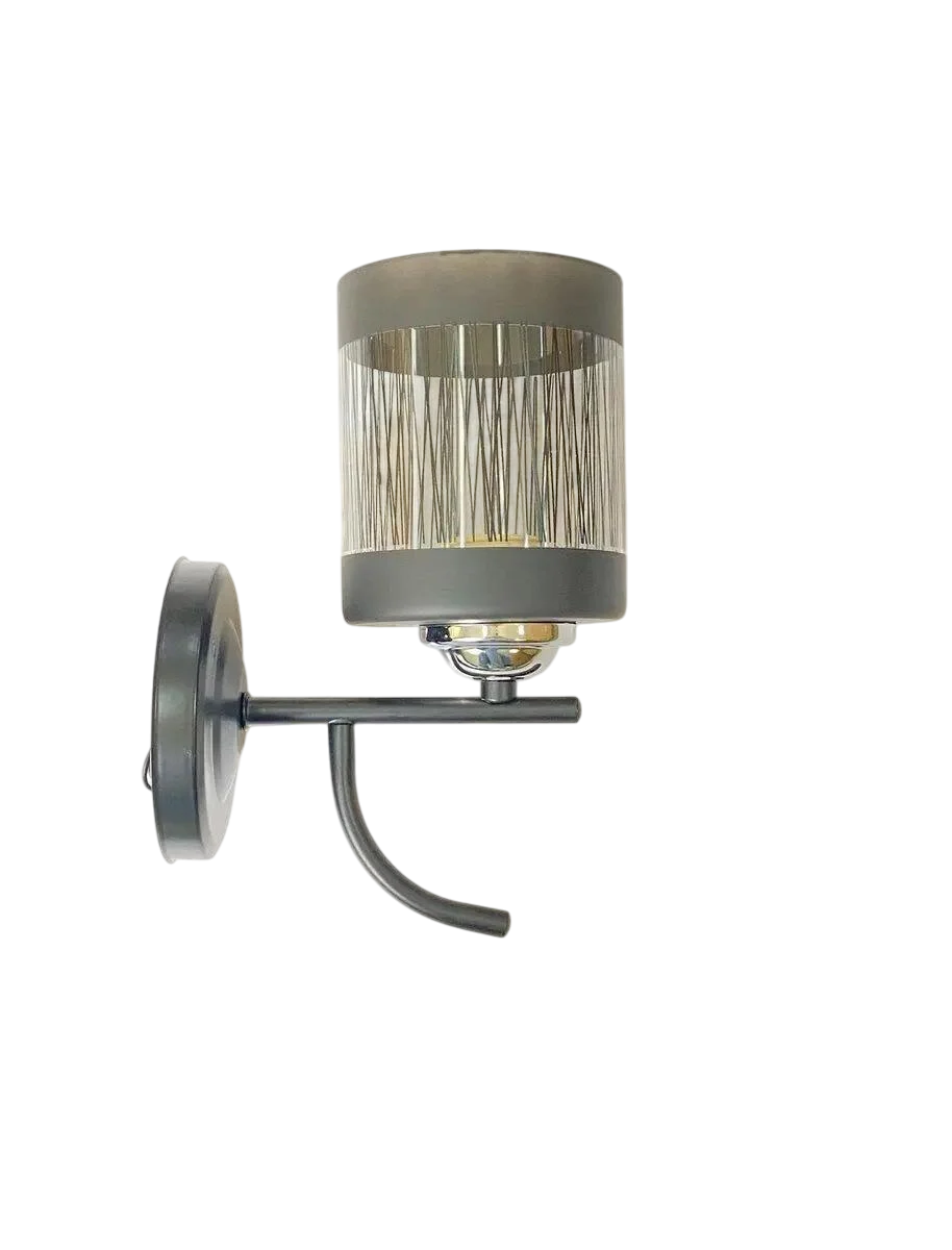 Бра настінне Valeso B-6979A/1 60W Чорний/Хром (28687737)