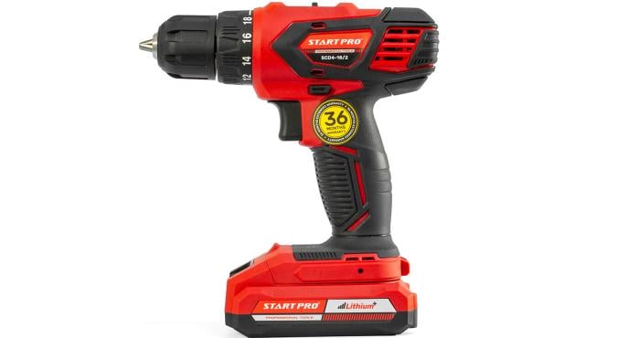 Шуруповерт акумуляторний Start Pro SCD4-18/2 (4466)