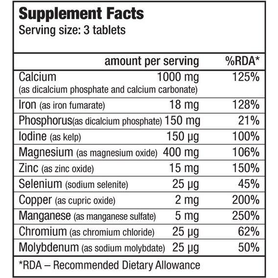 Мультивитамины для спорта BioTechUSA Multi Mineral Complex 100 Tabs - фото 2