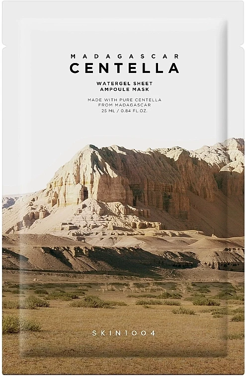 Маска гелевая успокаивающая SKIN1004 Madagascar Centella Watergel Sheet Ampoule с центелой 25 мл (2687720378)