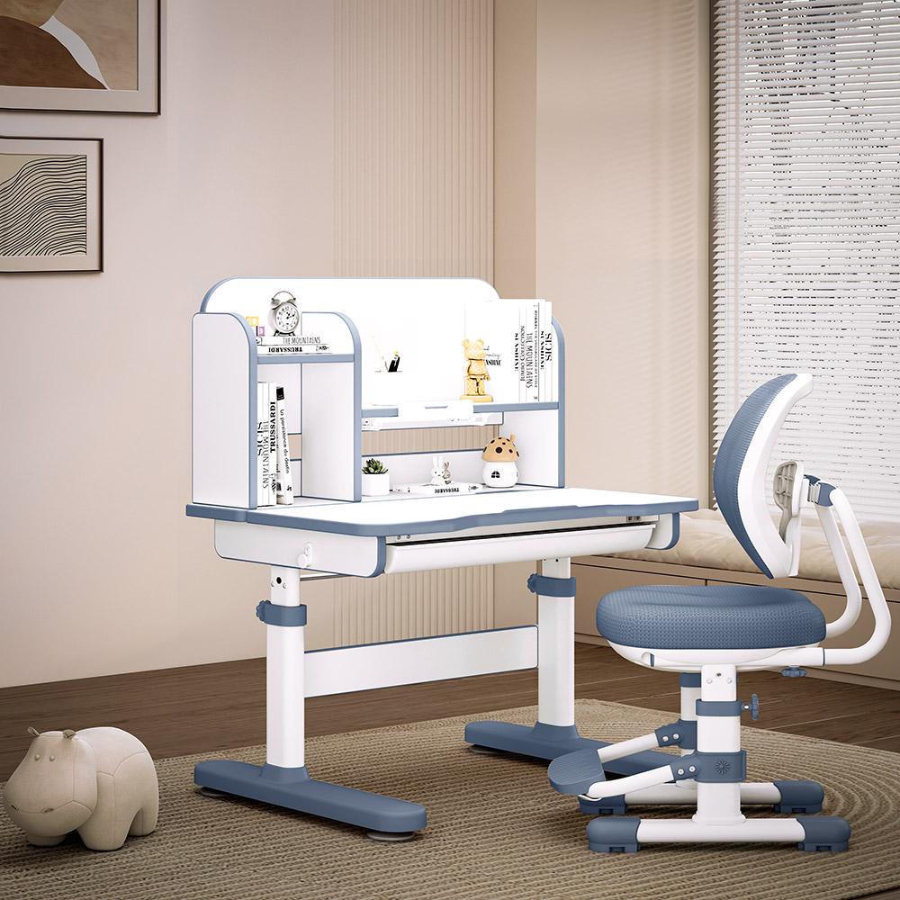 Парта детская Mealux Nemo школьная с креслом и лампой Синий (BD-38 BL) - фото 5 Парта детская Mealux Nemo школьная с креслом и лампой Синий (BD-38 BL) - фото 5