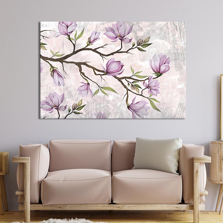 Картина на холсте Ветка магнолии 51x34 см (270-1)