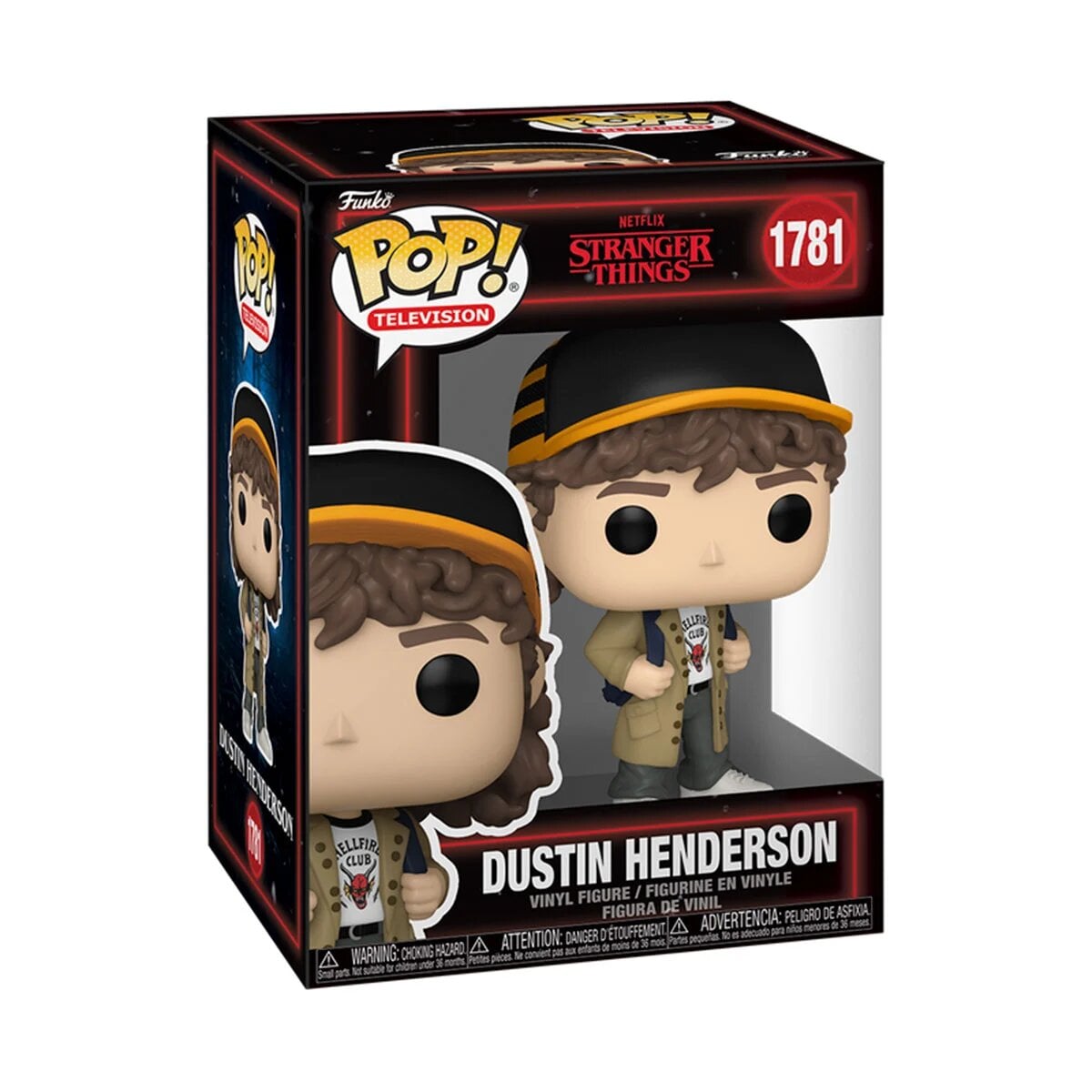Фигурка Funko POP Удивительные чудеса Дастин Гендерсон виниловая 11,8 см (75751)