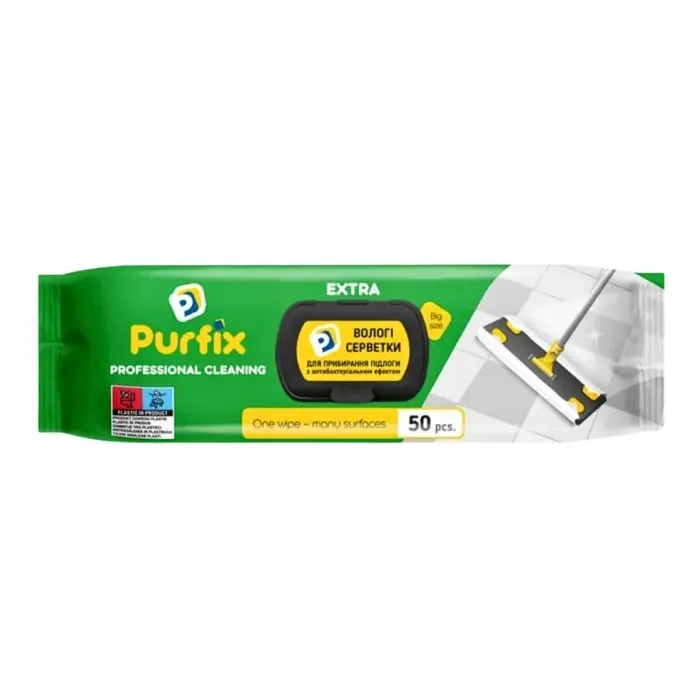 Салфетки влажные Purfix EXTRA для уборки полов 50 шт. (3002520376)