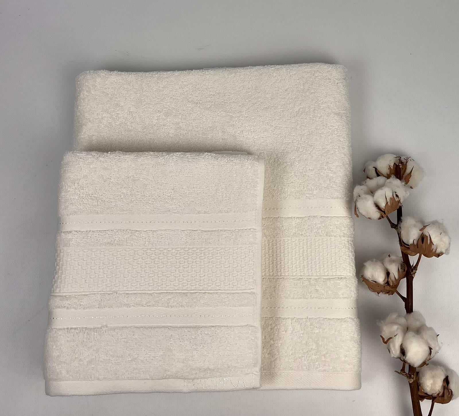 Набор полотенец Philippus Collesium Cotton Melissa ЕA055 2 шт. Молочный (CN31938)