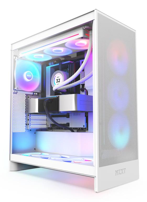 Корпус NZXT H7 Flow RGB White (CM-H72FW-R1)
