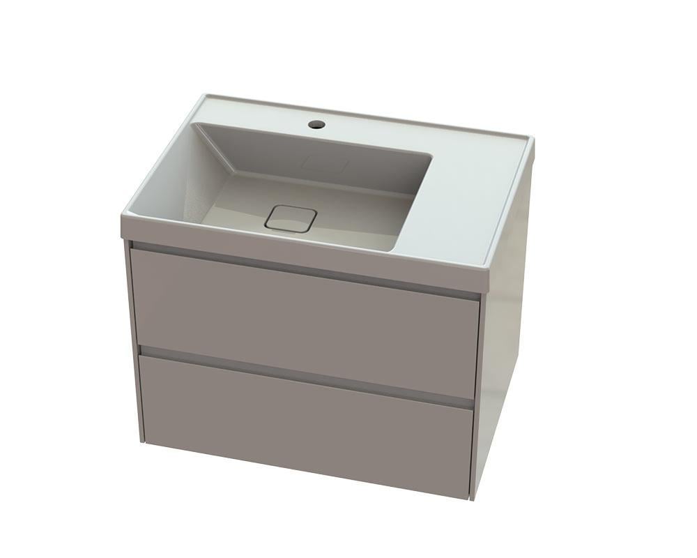 Тумба Ланцюг з умивальником Онтаріо А100М Білий матовий (2365597199)