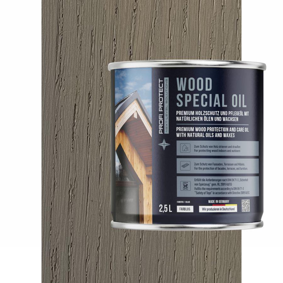 Масло ProfiProtect Wood Special Oil с воском 2,5 л Turren Grau eiche (24648628) - фото 1 Масло ProfiProtect Wood Special Oil с воском 2,5 л Turren Grau eiche (24648628) - фото 1