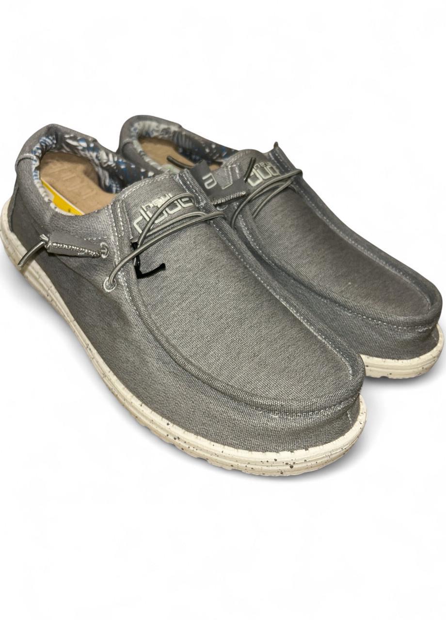 Мокасины мужские Hey Dude Wally Stretch iron 150203910 р. 43 28,2 см Серый (2772098776) Мокасины мужские Hey Dude Wally Stretch iron 150203910 р. 43 28,2 см Серый (2772098776)