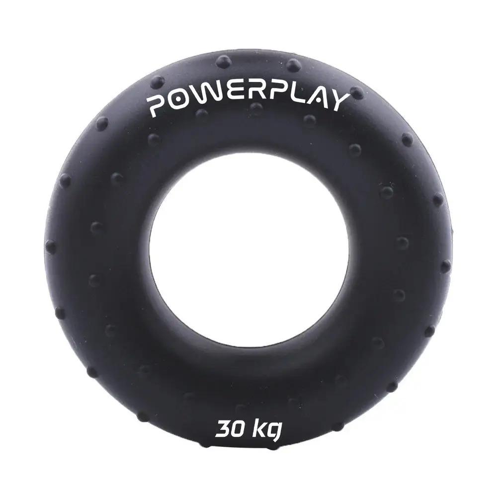 Эспандер кистевой силиконовый PowerPlay PP-4338 Hand Grip Hard 30 кг Черный