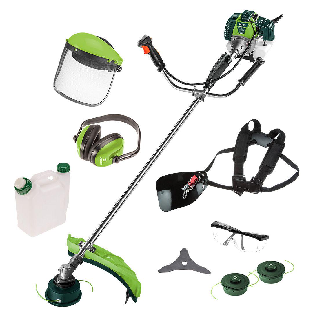 Триммер садовый бензиновый Verto 42,7 куб. см 1,2 л. с. леска 46 см чем 25,5 см 7,3 кг (50G491) - фото 2 Триммер садовый бензиновый Verto 42,7 куб. см 1,2 л. с. леска 46 см чем 25,5 см 7,3 кг (50G491) - фото 2