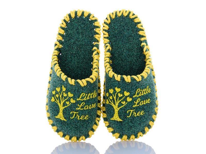 Капці фетрові дитячі VENDS 041 р. 32-33 Зелений